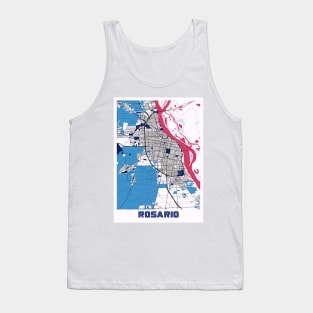 Rosario - Argentina MilkTea City Map Tank Top